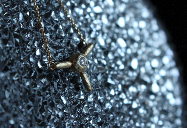 star dust スターダスト　ネックレス　necklace 　一粒石　ダイヤ