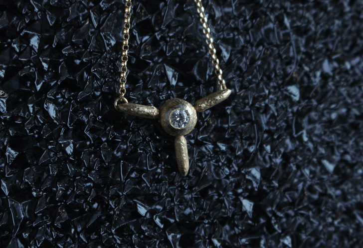 star dust スターダスト　ネックレス　necklace 　一粒石　ダイヤ