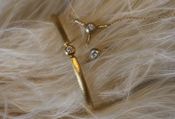 star dust スターダスト　ネックレス　necklace 　一粒石　ダイヤ