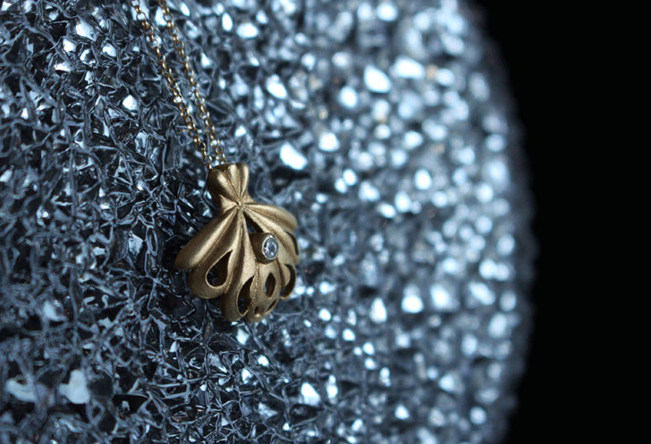 shell soul necklace シェル　ネックレス　ひと粒　ダイヤ